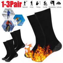 1-3Pair Winter Self-Heating Socks Thermal Heated Socks Soft Elastic Thicken Anti-Slip Socks For Women Men Outdoor Ski Tube Socks