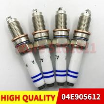 4 sztuk 04E905612 irydowa świeca zapłonowa dla Audi A1 A3 Q3 dla VW Volkswagen Beetle Golf Jetta Polo Santana 0241145515 04E 905 612 B C