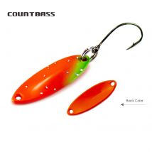 Countbass Slim Messing Casting Forellen-Angellöffel für Lachs-Hecht-Bass-Köder 1,8 g 1/16 Unzen