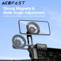 ACEFAST Supporto per telefono magnetico nello schermo del cruscotto dell'auto per iPhone 16/15Pro Max Supporto per staffa da 90 gradi per accessori Tesla 3/Y