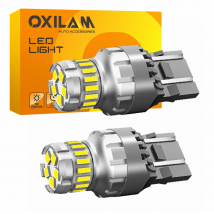 2 sztuk W21W W21/5W 7443 7440 żarówki LED Canbus Anti-Hyperflash samochodu światła samochodowe