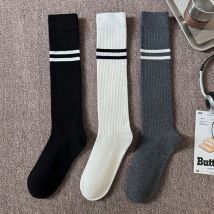 1 paare/los Mode zwei Streifen Frauen Waden socken Herbst Winter lange weibliche Sokcs koreanischen Stil Radfahren Beins ocken hochwertige