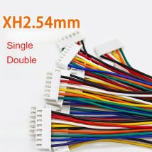 10 Pezzi Connettore XH2.54 2/3/4/5/6~12 Pin Passo 0.1" Maschio Femmina TJC3 con Cavo 26AWG da 6cm/10cm/20cm/50cm