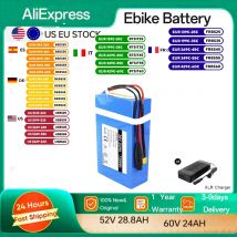 48V 24Ah 60V 72V Ebike Batteri Pack 36V 20AH Bicicletta Elettrica Escooter 18650 Batteria 500W 750W 1000W 1500W 1800W 2000W 3000W