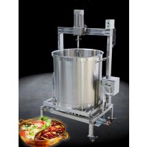Stir-fry Machine Automatic Small Hot Pot Bottom Material Mixer Pot Boil jam Sauce Chili Sauce Fried Stuffing Frying Machine 220V