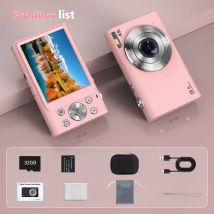 4K Digital Camera Autofocus Vlogging Camera HD 48MP with 2.8" Large Screen Camcorder Camera for Photography for Kid Adult