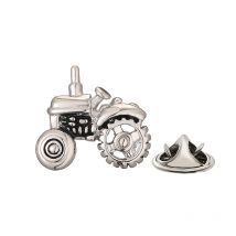 High quality brass tractor Brooch men's and women's Lapel Pin fashion backpack badge gift jewelry