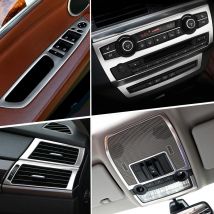Chrom Auto Styling Innen Taste Panel Dekoration Abdeckung Trim Aufkleber rahmen Für BMW X5 X6 E70 E71 2008-2013 auto Zubehör