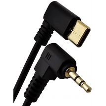 USB Type 3.1 C Male to 3.5mm Male 90 Degree Right Angle Car Aux Audio Cable Compatible with Google Pixel 3/3XL/2/2XL, OnePlus