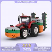 Feld Sprayer Engineering Fahrzeug Serie Modell DIY Auto MOC Bausteine Technologie Ziegel Kreative Spielzeug Kinder Puzzle Geschenke