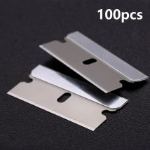 100er-Pack Rasierklingen mit einer Kante, 100 Klingen, Allzweckmesser, robustes Rasiermesser mit einer Kante