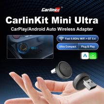 Adapter bezprzewodowy CarlinKit Mini Ultra 3 CarPlay Android Auto do modernizacji systemu infotainment w samochodzie, BT 5.4GHz, Wifi 5.8GHz, aktualizacja OTA, rok 2025