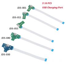 10 stücke USB Lade Port Buchse Platine Für 12Pin JDS 011 030 040 055 14Pin 001 Stecker Für PS4 Controller