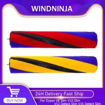 Parti di ricambio per spazzola a rullo morbido per Dyson V8 Slim/V10 Slim/V12 Detect Slim/V15 Detect Slim Spazzola rotante per aspirapolvere