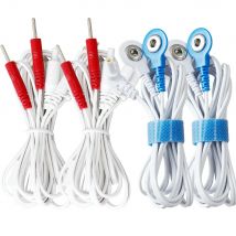 Elektro schock drähte Kabel Elektro therapie Elektroden kabel für ems Muskels timulator Zehner Massage gerät Puls therapie Elektroden handschuhe