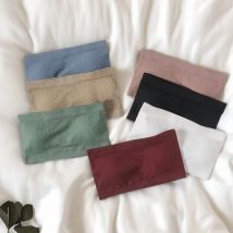 Top bez ramiączek M-XL biustonosze bezszwowe bez fiszbin biustonosz Bandeau damskie krótkie bluzki