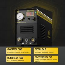 HZXVOGEN 50A IGBT Taglierina al plasma inverter 110V/220V Macchina da taglio per acciaio inossidabile Alluminio Metallo Attrezzatura di saldatura portatile