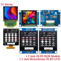 1,5 Zoll OLED Modul 1,5" RGB Farbe 128x128 LCD LED Display 128*128 SSD1327 SSD1351 SPI/IIC I2C für Arduino 4Pin 7Pin