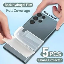 5 pezzi morbida idrogel pellicola posteriore per Samsung Galaxy S25 Edge S24 Ultra S23 FE S22 S21 S20 Plus Nota 20 Ultra FE protezione schermo