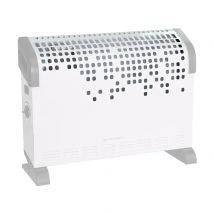 PYRAMIDEA Stufetta Elettrica con Termostato 1800W Basso Consumo, Termoconvettore Elettrico, Protezione Surriscaldamento TC203V