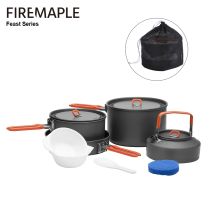 Fire Maple Kochgeschirr-Set, Rucksackreisen, Aluminium, Kochen, Picknick-Set, Outdoor, Camping, Wandern, Bratpfanne, faltbares Geschirr aus der Feast-Serie