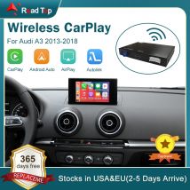Interfaccia wireless CarPlay Android Auto per Audi A3 2013-2018 con funzioni Mirror Link AirPlay Car Play
