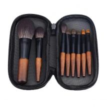 8pc Mini Travel Portable Makeup Brushes Set Make Up Kit Eyeshadow Powder Eyebrow Blush Face Brush Animal Hair High Quality Brush