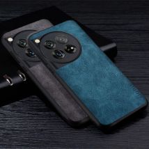 Premium-PU-Leder-Handyhülle für Oneplus 12 12R, kratzfeste, einfarbige Schutzhülle