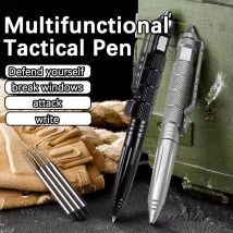 Multifunktionale Metall Militärische Taktische Stift Kugelschreiber Notfall Glas Breaker Selbstverteidigung Schule Student Büro Liefert