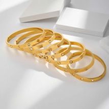 Neue Mode Unendlichkeit Zirkon Armreif, Gold Farbe Edelstahl Bowknot Armbänder für Frauen, Luxuriöse Charme Schmuck Geschenke