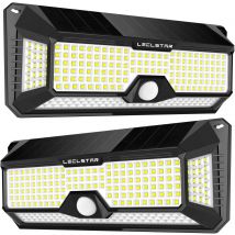 268 LED Solar-LED-Licht für den Außenbereich, Gartendekoration, Wandleuchte mit 4-Modus, IP65, wasserdichtes Solar-Bewegungsmelder-Licht für Hoftür