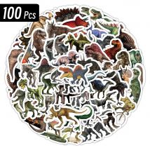 10/50/100szt Śmieszne naklejki dinozaurów Naklejki z kreskówek Zabawka Artykuły papiernicze Gitara Telefon Rower Laptop Bagaż Samochód Graffiti Naklejka dla dzieci