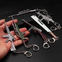 Portachiavi con pistola giocattolo in lega modello pistola giocattolo ciondolo portachiavi per auto portachiavi per auto miglior regalo per eventi da uomo bellissimo piccolo regalo