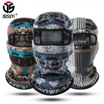 Sturmhaube für kaltes Wetter, Winter-Fleece, Thermo-Vollgesichtsabdeckung, Skimaske, winddicht, Halswärmer, Sport, Snowboard, Radfahren, Kapuze