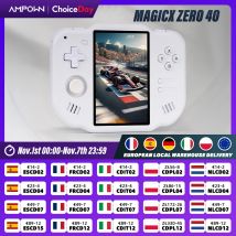 AMPOWN ZERO 40 Console di gioco portatile Schermo multi-touch IPS da 4 pollici Android A133P Magicx Zero40 Supporto WiFi Motore di vibrazione per NDS