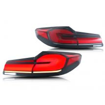 Zestaw tylnych lamp LED do BMW G30 F90 M5 Serii 5 5er 2017-2020 Sekwencyjne kierunkowskazy Homologacja E-Mark