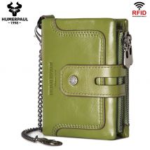 Humer paul RFID Casual Wallets für Männer kurze Bifold Kreditkarten inhaber Fall Foto hochwertige männliche Leder Geldbörse