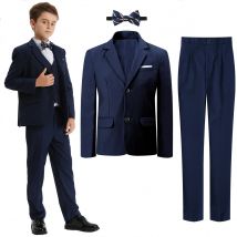 Jungen Kleidung Anzug für Kind Ostern Outfit Kirche Party Blazer Hochzeits zeremonie Blume Klavier Leistung Geburtstag Geschenk Set 3pcs