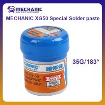 MECHANIC OFFICIAL XG50 XGSP50 Solder Tin Paste Melting Point 183℃ Soldering Flux Paste For Phone PCB Board SMD Chips Repair