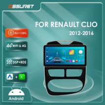 Da Snapdragon 8Core Android 14 Autoradio per Renault Clio 4 2012 2013 2014 2015 2016 Lettore multimediale per auto GPS 360 Schermo della fotocamera
