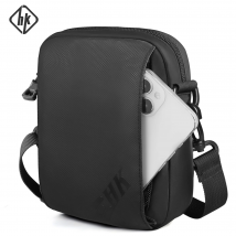 HK Lässige Umhängetasche für Herren, Umhängetasche, kleine Sling-Brusttasche, wasserdichte Geldbörse, Handytasche, Reise, tägliche Umhängetasche für Herren