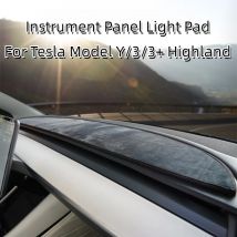 Tappetino Protettivo Antiriflesso in Flanella per Cruscotto Tesla Model Y/3/3+ Highland 2019-2024, Accessori