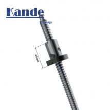 SFU1605 vite di comando 1515 350 400 450 500 550 600mm vite a ricircolo di sfere di precisione C7 con dado a ricircolo di sfere singolo flangiato 1605 BK / BF12