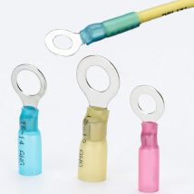 Schrumpf wasserdichte Verkabelung klemmen RV-Ring isoliert kalt gepresste Klemmen Kfz-Schiffs dichtungen Draht verbinder m6/m8