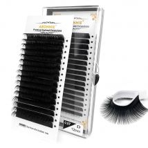 Abonnie Classic Eyelashes Extension Fluffy Individual Lashes Extensions Supplies Dark Black Cilia All Size False Eyelash