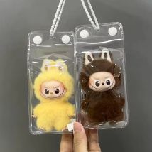1/3Pcs Protective Case 10cm Outgoing Display Bag For Labubu 4.0 The Monsters Pin For Love Series Doll Outfit Accessories