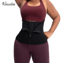 Vensslim Abnehmen Mantel Bauch Shaper Neopren Körper Gestaltung Gurt Haken Reißverschluss Shapewear Frauen Bauch-steuer Korsett Taille Trainer