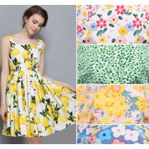 Rayon Kumaş Çiçek Çiçek Kumaş Yeni Dijital Baskılı Dikiş için yaz elbisesi Giyim DIY El Yapımı Yarım Metre