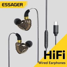 Essager-auriculares intrauditivos con cable y micrófono, audífonos de 3,5mm para Xiaomi Redmi, Samsung, ordenador, PC, tabletas, teléfono inteligente