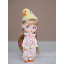 Dula Puppe handgemachte süße gelbe Ente Set Blythe ob24 ob22 Diandian ob11 GSC Azone Licca ICY JerryB 1/6 Bjd Puppe Zubehör